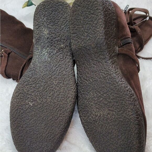 Steven Madden Tie Chocolate Brown Tall Boo… - Picture 3 of 6